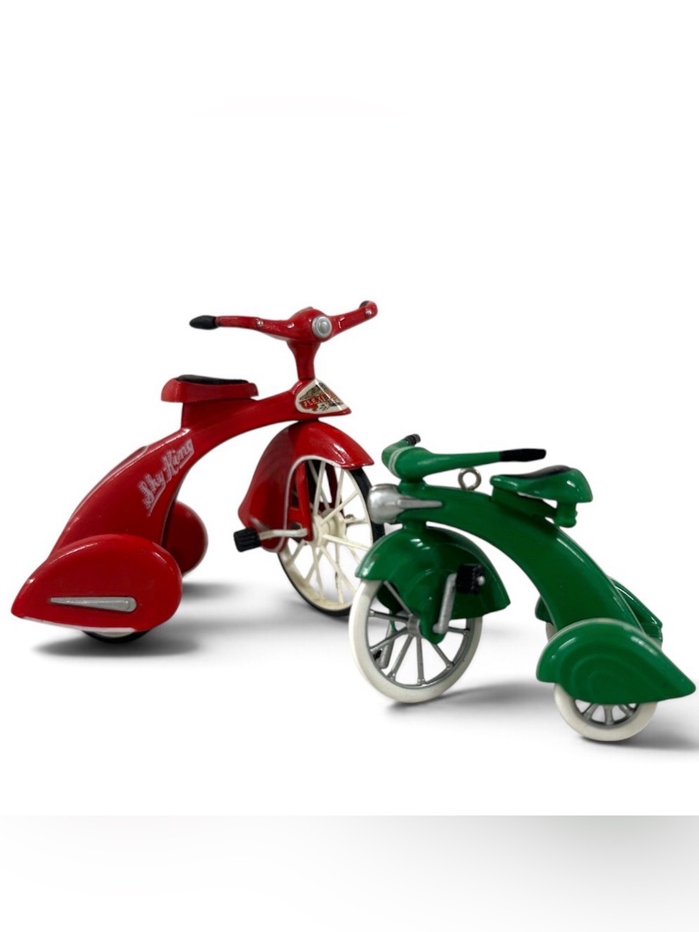 Vintage Hallmark Sky King & Murray Velocipede Die Cast Ornament Lot 1996 1997